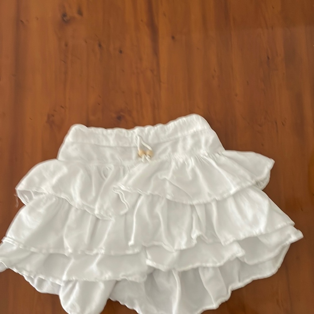 Seaspice ruffled white skirt size 10-12